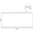 vidaXL Ponyva fémfülekkel Zöld 2 x 4 m 260 gsm PE