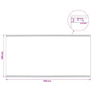 vidaXL Ponyva fémfülekkel Zöld 3 x 6 m 260 gsm PE
