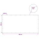 vidaXL Ponyva fémfülekkel Világosszürke 4 x 8 m 90 gsm PE