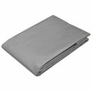 vidaXL Ponyva fémfülekkel Világosszürke 8 x 10 m 180 gsm PE
