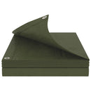 vidaXL Ponyva fémfülekkel Zöld 3 x 3 m 90 gsm PE