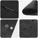 vidaXL Ponyva fémfülekkel Antracit szürke 6 x 10 m 180 gsm PE