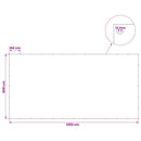 vidaXL Ponyva fémfülekkel Antracit szürke 6 x 12 m 180 gsm PE