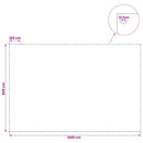 vidaXL Ponyva fémfülekkel Antracit szürke 8 x 12 m 180 gsm PE