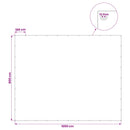 vidaXL Ponyva fémfülekkel Antracit szürke 8 x 10 m 260 gsm PE