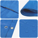 vidaXL Ponyva fémfülekkel Kék 2 x 3 m 180 gsm PE