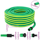 vidaXL Kerticső 5-Lépcsős Zöld és Sárga 1 / 2'' 20 m PVC