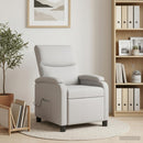 vidaXL Masszázs Fotel Felhőszürke Szövet