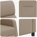 vidaXL Dönthető Cappuccino Műbőr