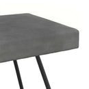 vidaXL pad Sötétszürke 80 x 40 x 45 cm Bársony