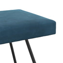 vidaXL pad Kék 80 x 40 x 45 cm Bársony