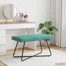 vidaXL pad Türkiz 80 x 40 x 45 cm Bársony