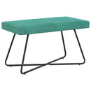 vidaXL pad Türkiz 80 x 40 x 45 cm Bársony