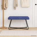 vidaXL pad Rendőrségi kék 80 x 40 x 45 cm Bársony
