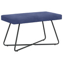 vidaXL pad Rendőrségi kék 80 x 40 x 45 cm Bársony