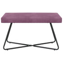 vidaXL pad Lila 80 x 40 x 45 cm Bársony