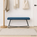 vidaXL pad Kék 110 x 40 x 45 cm Bársony