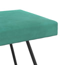 vidaXL pad Türkiz 110 x 40 x 45 cm Bársony