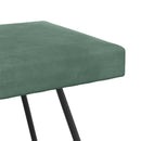 vidaXL pad Tengeri Zöld 110 x 40 x 45 cm Bársony