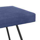 vidaXL pad Rendőrségi kék 110 x 40 x 45 cm Bársony