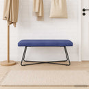 vidaXL pad Rendőrségi kék 110 x 40 x 45 cm Bársony