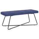 vidaXL pad Rendőrségi kék 110 x 40 x 45 cm Bársony