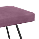 vidaXL pad Lila 110 x 40 x 45 cm Bársony
