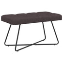 vidaXL Gombos varrású pad Sötét Barna 80 x 40 x 46 cm Szövet