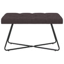 vidaXL Gombos varrású pad Sötét Barna 80 x 40 x 46 cm Szövet