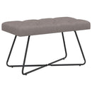 vidaXL Gombos varrású pad Tópszínű 80 x 40 x 46 cm Szövet
