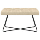 vidaXL Gombos varrású pad Krémszínű 80 x 40 x 46 cm Szövet