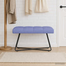 vidaXL Gombos varrású pad Farmerkék 80 x 40 x 46 cm Szövet