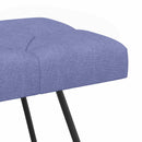 vidaXL Gombos varrású pad Farmerkék 110 x 40 x 46 cm Szövet