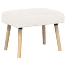 vidaXL pad Egyszínű Krémszínű 60 x 40 x 45 cm Bouclé