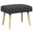 vidaXL pad Egyszínű Sötétszürke 60 x 40 x 45 cm Bouclé