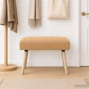 vidaXL pad Egyszínű Bézs 60 x 40 x 45 cm Bouclé