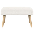 vidaXL pad Egyszínű Krémszínű 80 x 40 x 46 cm Bouclé
