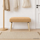 vidaXL pad Egyszínű Bézs 80 x 40 x 46 cm Bouclé