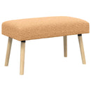 vidaXL pad Egyszínű Bézs 80 x 40 x 46 cm Bouclé