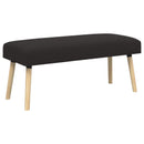 vidaXL pad Egyszínű Fekete 110 x 40 x 46 cm Bouclé