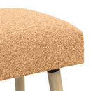 vidaXL pad Egyszínű Bézs 110 x 40 x 46 cm Bouclé