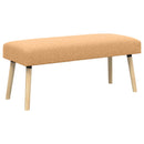 vidaXL pad Egyszínű Bézs 110 x 40 x 46 cm Bouclé