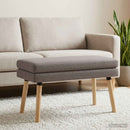 vidaXL Kéttagú pad Tópszínű 80 x 40 x 47 cm Szövet