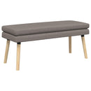 vidaXL Kéttagú pad Tópszínű 110 x 40 x 47 cm Szövet