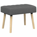 vidaXL Csatorna-parnás pad Sötétszürke 60 x 40 x 45 cm Szövet