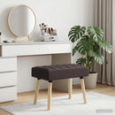 vidaXL Csatorna-parnás pad Sötét Barna 60 x 40 x 45 cm Szövet