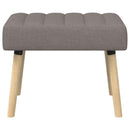 vidaXL Csatorna-parnás pad Tópszínű 60 x 40 x 45 cm Szövet