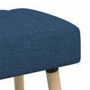 vidaXL Csatorna-parnás pad Kék 60 x 40 x 45 cm Szövet
