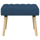 vidaXL Csatorna-parnás pad Kék 60 x 40 x 45 cm Szövet
