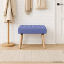 vidaXL Csatorna-parnás pad Farmerkék 60 x 40 x 45 cm Szövet